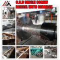 120mm single screw extruder bimetallic cylinder with gear speed reducer